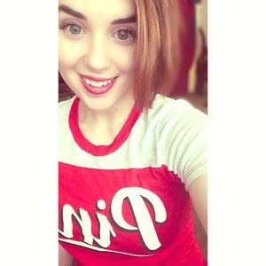 Victoria's Secret PINK Campus Short Sleeve Tee