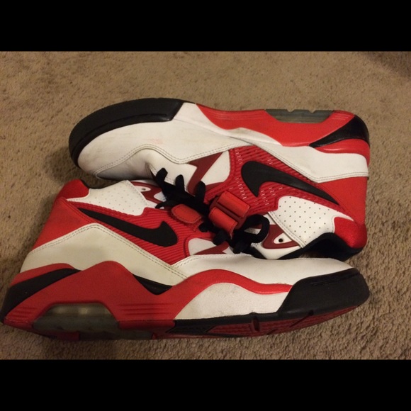 Nike Air Force 180 red black and white