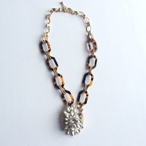 Tortoise Shell Statement Necklace!