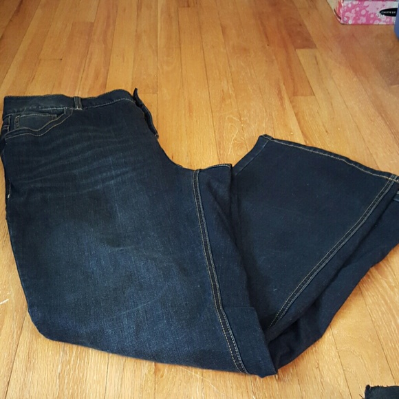 Lane Bryant tighter tummy technology boot cut jean
