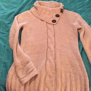 Beige/cream long sweater