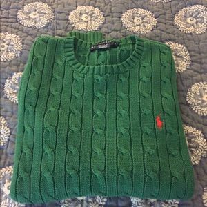 Ralph Lauren women's cable knit sweater