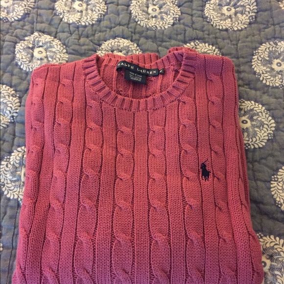 Ralph Lauren women's cable knit sweater