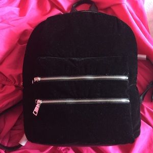 Steve Madden BRAND NEW suede black backpack