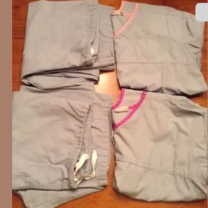 Gray scrubs