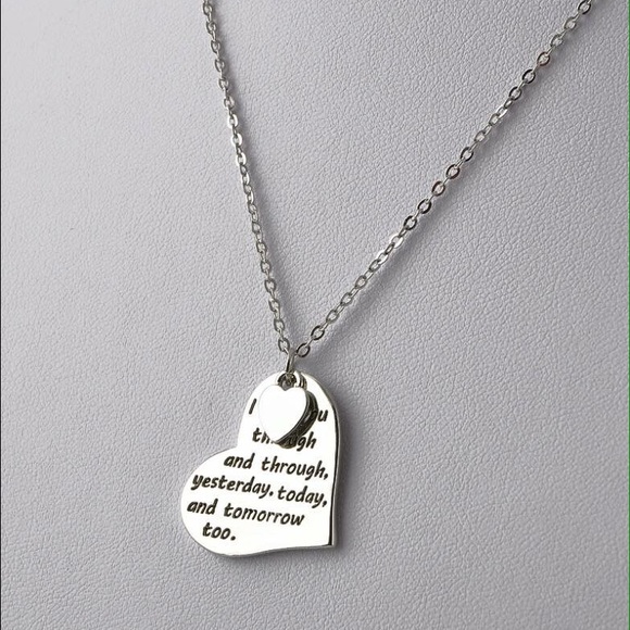 Jewelry - Love phrase necklace