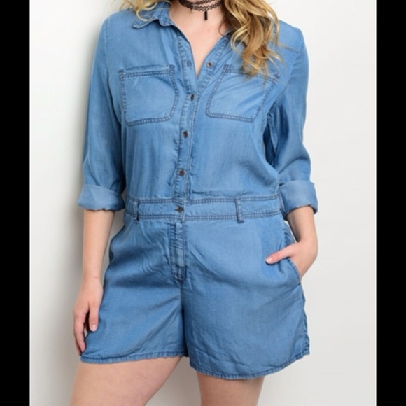 Denim Romper for Spring