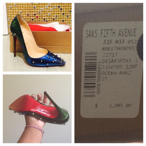 CHRISTIAN LOUBOUTINS SIZE 37