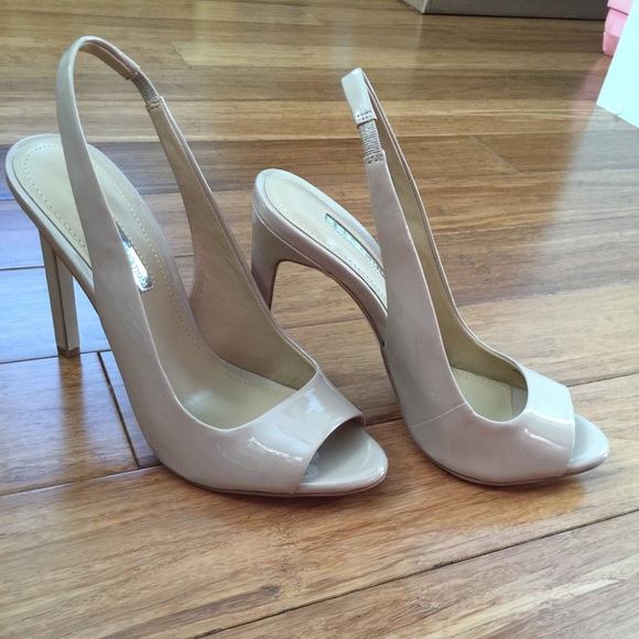BCBGeneration sling back nude heels
