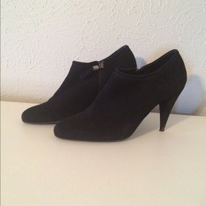 Prada Black Suede heels