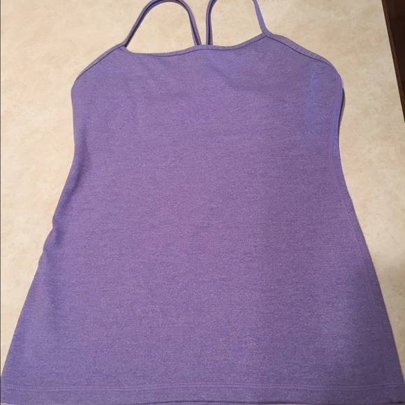Lululemon Y Back Tank- Heathered Purple