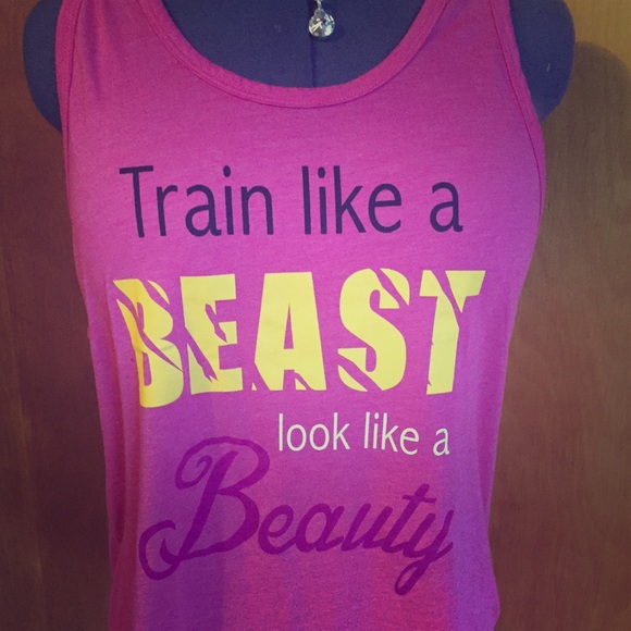 Boutique Tops - Cute workout shirt. Never worn.