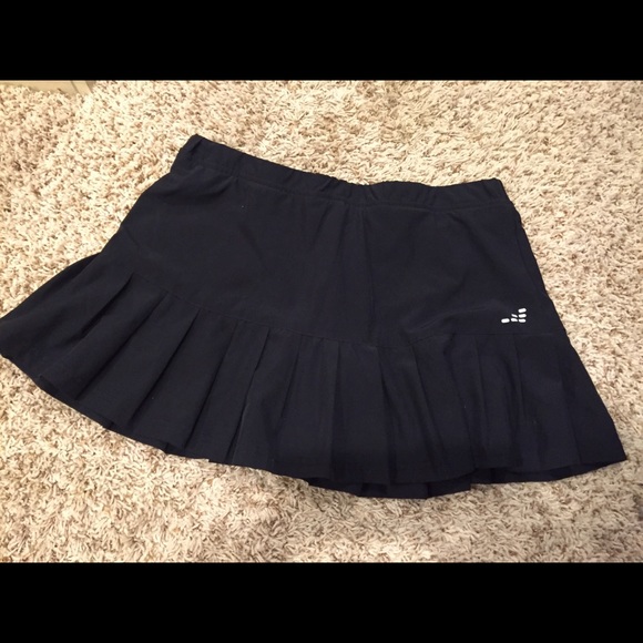 Black Dri Fit Tennis Skirt
