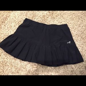 Black Dri Fit Tennis Skirt