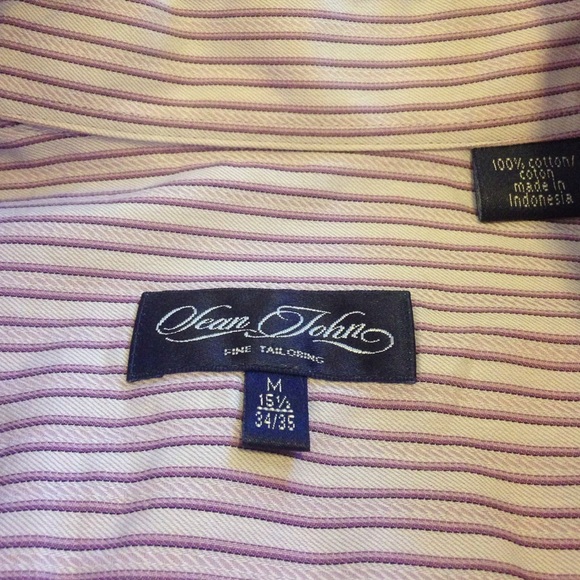 Sean John Purple Button-down Shirt - Picture 2 of 4