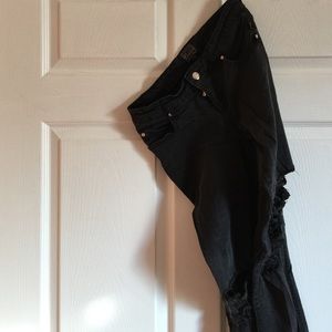 Tripp Distressed Black Skinny Pants