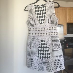 Mini dress with unique detailing!