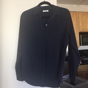 Everlane silk shirt