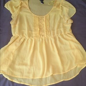 Torrid yellow blouse