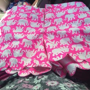 Lily Pulitzer scalloped shorts
