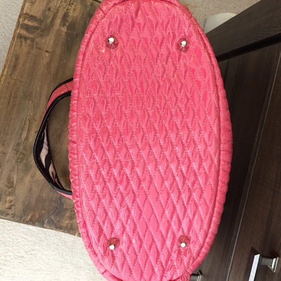 Pool Bag  - Pink Quilted Patent Leather - Picture 4 of 4