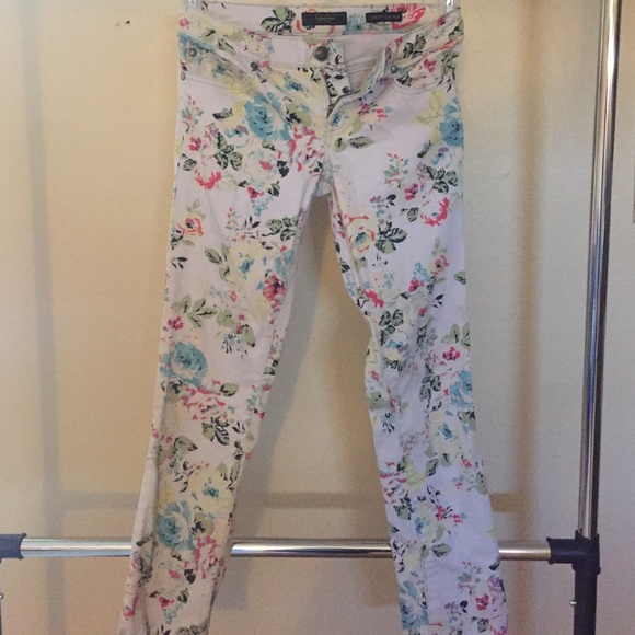Floral print jeans - Picture 1 of 3
