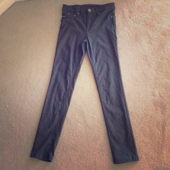 Gray stretch jeans smaller fit