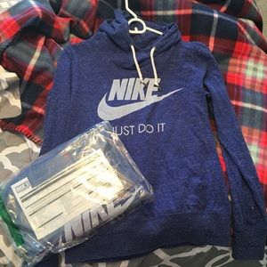 Blue Nike Hoodie size MEDIUM