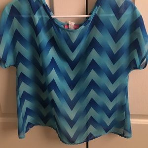 Chevron Body Central shirt