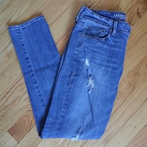 Ripped Skinny Jeans (Regular length)