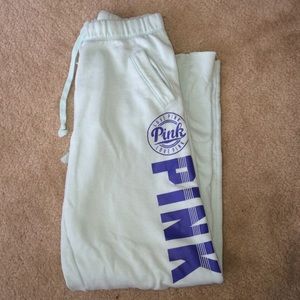 PINK Teal Sweatpants