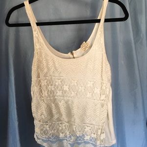 Elegant lace tank top