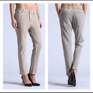 🆕 DIESEL Beige PAMY Drop Crotch Pants  Size 27