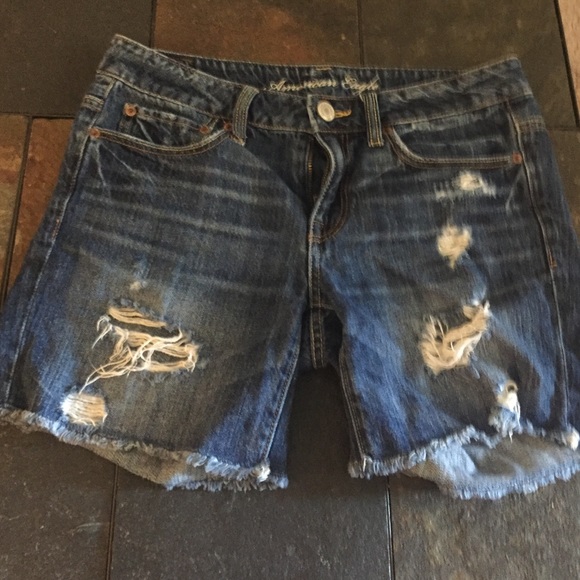 Frayed shorts
