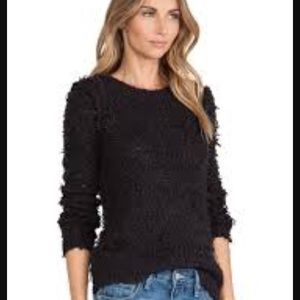 Free people NWT sweater XS charcoal September song