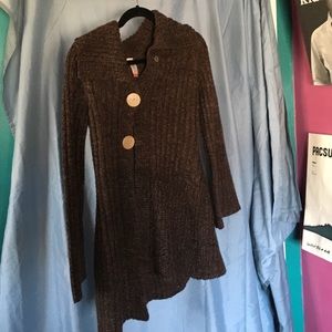 Long cotton indoor jacket