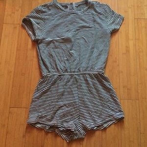 American Apparel Striped Romper