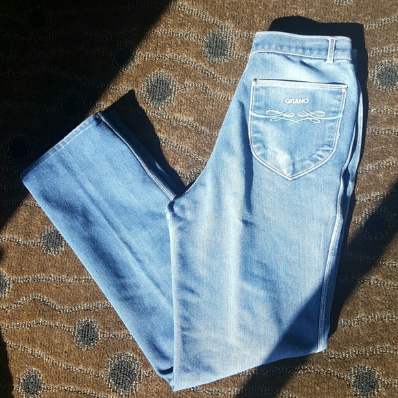 Vintage Gitano High Waisted Pocket Design Jeans
