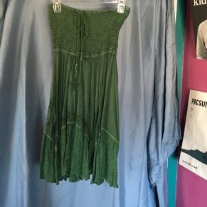 Green dress