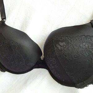 Black Pushup Bra, 38C