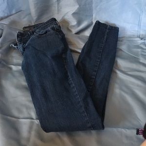 Dark color jeans