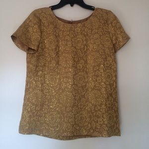 J. Crew gold top