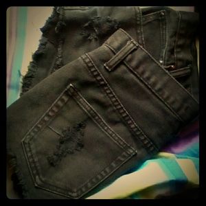 High waisted shorts