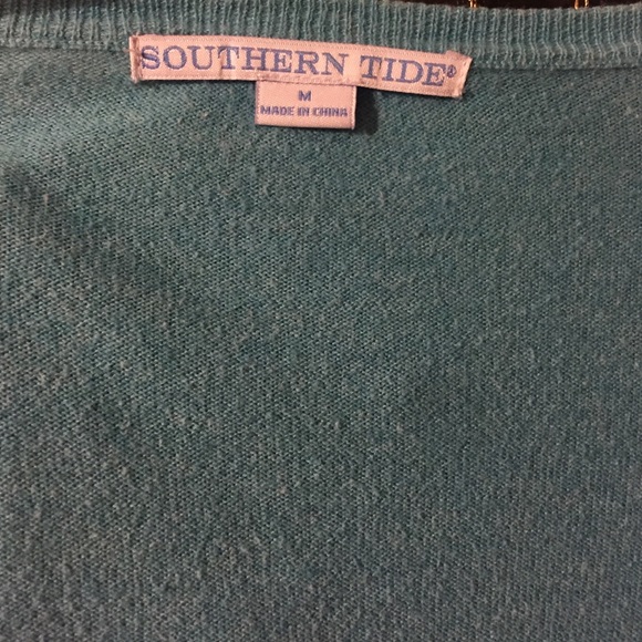 Southern Tide Turqouise Cardigan - Picture 2 of 3
