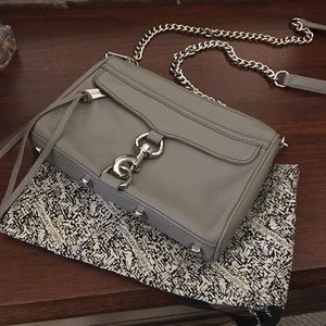 Rebecca Minkoff Mini Mac soft grey- new with tags