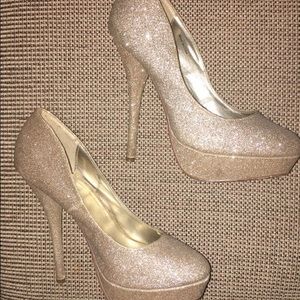 Sparkly heels