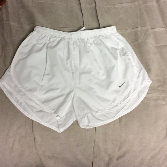 White Nike Tempo Shorts