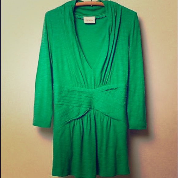 Anthropologie cross cross jersey top