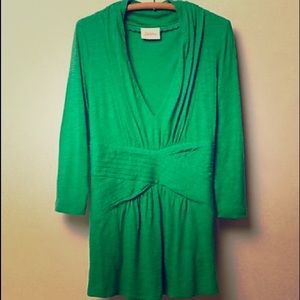 Anthropologie cross cross jersey top