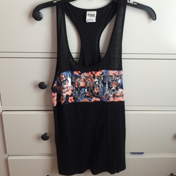 SOLD VS PINK racerback tank spring break